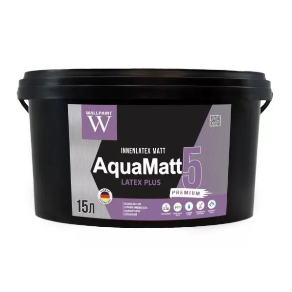 Ներկ ջրային հիմքով 5 Innenlatex Matt 15լ