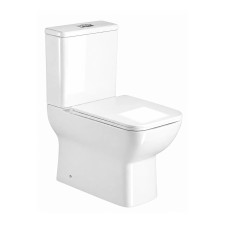 Կոմպակտ զուգարանակոնք WeltWasser WW INNBACH 001 GL-WT 36.5x61.5x80.5 սմ, սպիտակ փայլուն, Rimless, նստատեղով