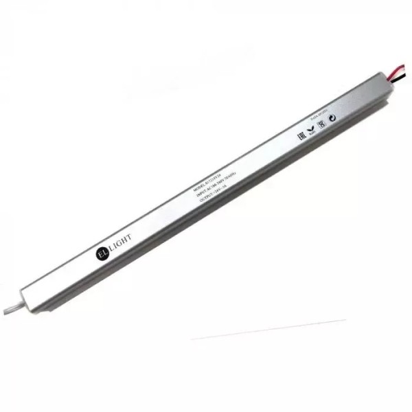 Ellight 12V սնուցման բլոկ 72W 6A (324x18x18մմ)