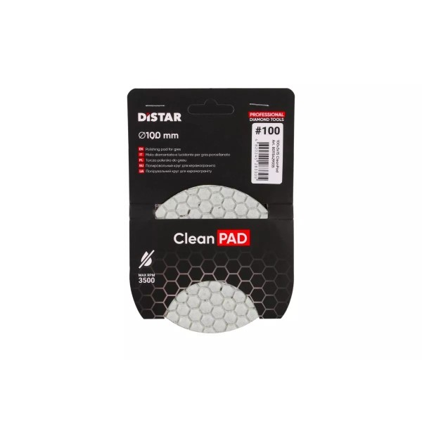 Սկավառակ ալմաստե փայլեցնող Distar 100x3x15 CleanPad #100 80115429035 Սկավառակ ալմաստե փայլեցնող Distar 100x3x15 CleanPad #100 80115429035