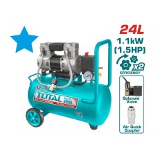 Կոմպրեսոր TOTAL TCS1110242 (24լ, 1100Վտ, 110լ/ր, 8բար)