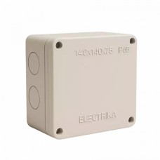 Electrica պլաստմասե արկղ 140x140x75մմ մոխրագույն