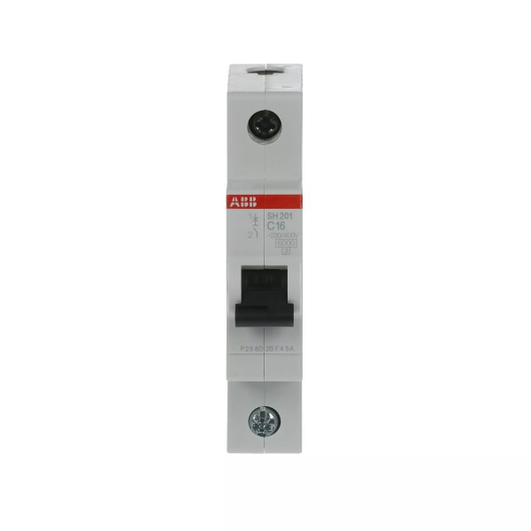 Ավտոմատ անջատիչ ABB SH201-C16, 1P, 16 A, բնութագրական C, 6 kA