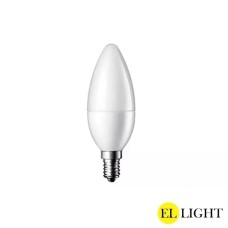 Ellight led լամպ E14 մոմ C37 8W 3000K 560Lm 1/100