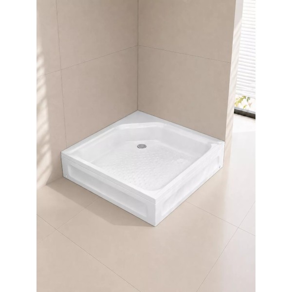 Լոգախցիկի տակդիր WEMOR 100/24 S 100x100x24 սմ, քառակուսի, ABS-պլաստիկ