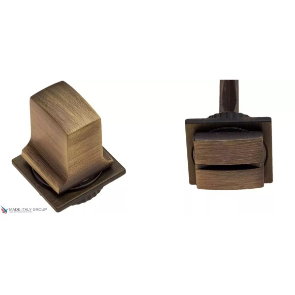 Ֆիքսատոր պտտվող MINI քառակուսի հիմքով Fratelli Cattini WC-8 4FS-BY, անփայլ բրոնզ