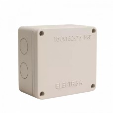 Electrica պլաստմասե արկղ 160x160x75մմ մոխրագույն