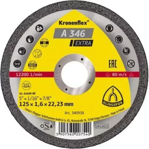 Klingspor քար A346 EX 150*1.6*22.23 (25)