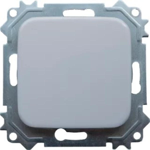 Անջատիչ  1 տեղ սպիտակ G805 TITAN