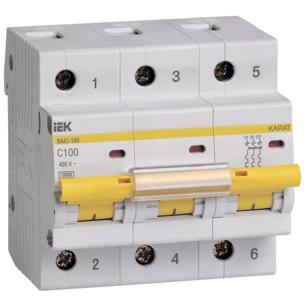 Ավտոմատ անջատիչ 3P C100 A IEK