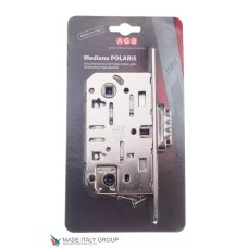 Փական միջսենյակային դռան AGB MEDIANA POLARIS B06102.50.06.567, WC, տուփով (BOX) + պատասխան շերտաձող, քրոմ Փական միջսենյակային դռան AGB MEDIANA POLARIS B06102.50.06.567, WC, տուփով (BOX) + պատասխան շերտաձող, քրոմ