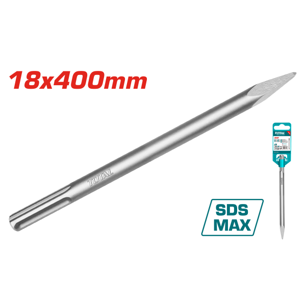 Հորատիչի պիկ SDS MAX 18x400մմ TOTAL TAC1521182