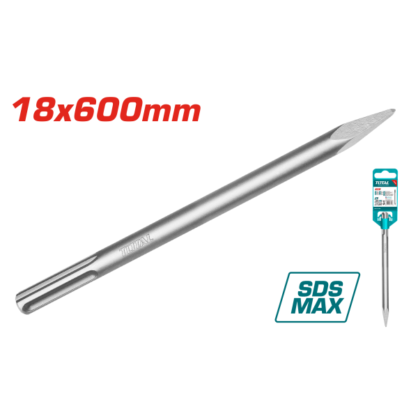 Հորատիչի զուբիլ 18X600մմ SDS max TOTAL TAC1521183