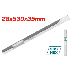 Հատիչ հարվածային մուրճի SDS HEX 28x520x35մմ TOTAL TAC153428112