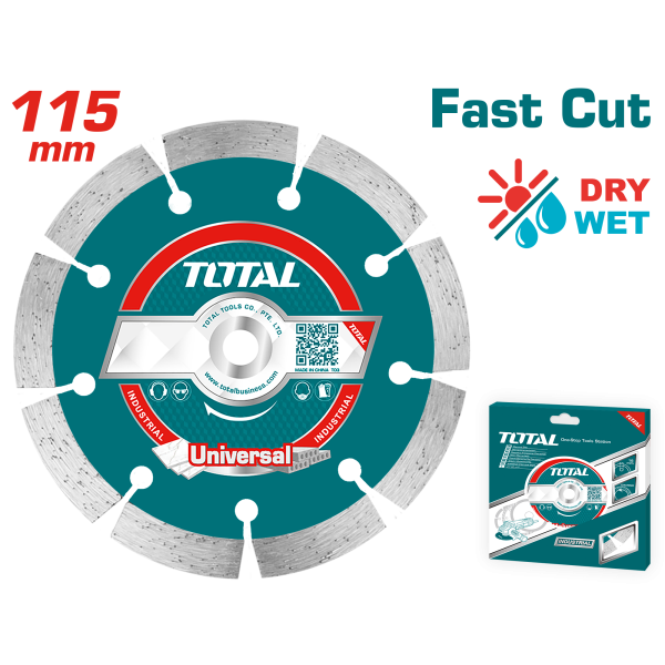 Քար կտրող սկավառակ չոր 115մմ TOTAL TAC2111151 Քար կտրող սկավառակ չոր 115մմ TOTAL TAC2111151