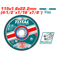 115մմ*1,6մմ մետաղ կտրող սկավառակ TOTAL TAC2211153