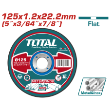 Մետաղ կտրող սկավառակ 125*1.2*22մմ TOTAL TAC2211253