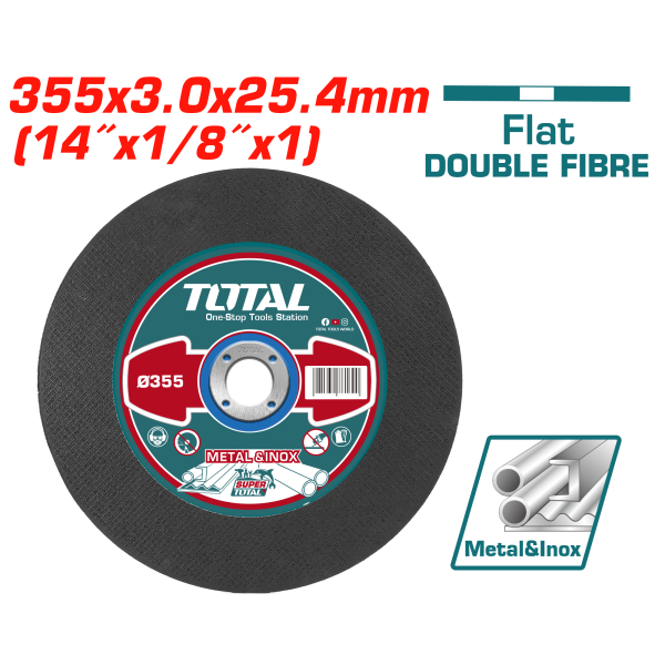 Մետաղ կտրող սկավառակ 355*3*25.4մմ TOTAL TAC2213551