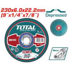 Երկաթ տաշող սկավառակ 230*6*22.2մմ TOTAL TAC2232301