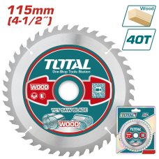 115մմx16/22.2մմ 40T Փայտ կտրող սկավառակ TOTAL TAC231255