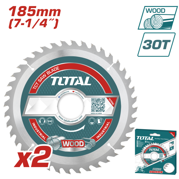 185մմx20մմ 30T Սկավառակ սղոցի TOTAL TAC231410