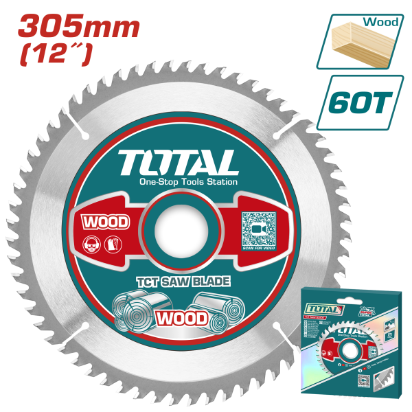 305մմx16/25.4մմ 60T Սկավառակ սղոցի TOTAL TAC231923