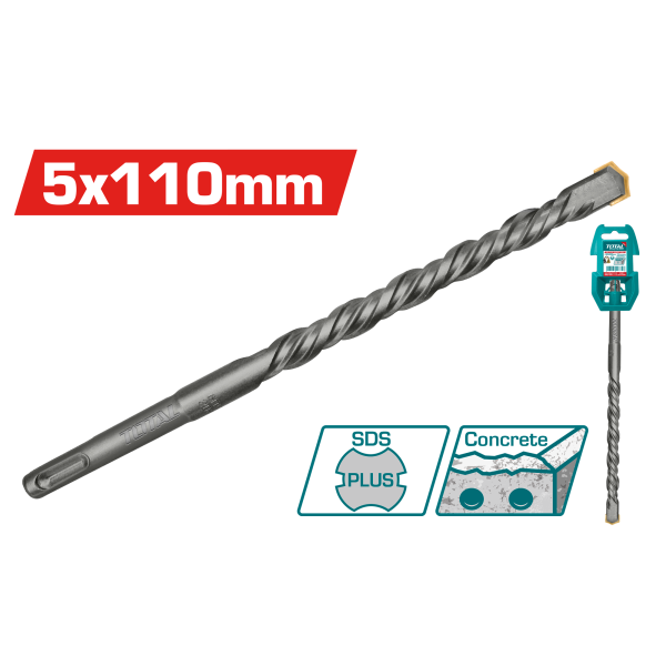 Հորատիչի գայլիկոն  5x110մմ SDS Plus TOTAL TAC310501