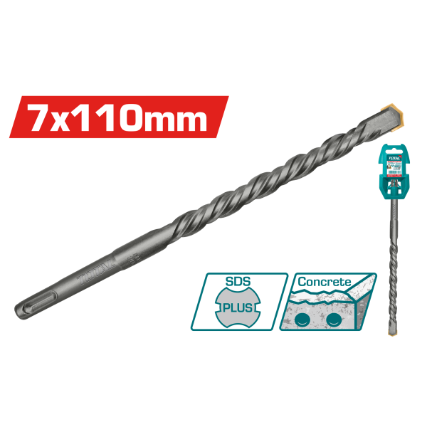 Հորատիչի գայլիկոն 7x110մմ SDS Plus TOTAL TAC310701