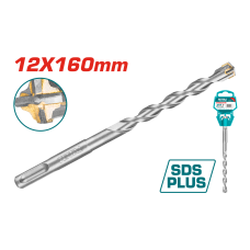 Հորատիչի գայլիկոն SDS Plus 12x160մմ TOTAL TAC311202C