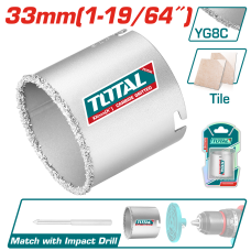 Պատի ծակիչ 33մմ TOTAL TAC440331