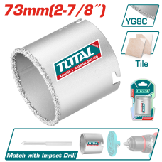 Պատի ծակիչ 73մմ TOTAL TAC440731