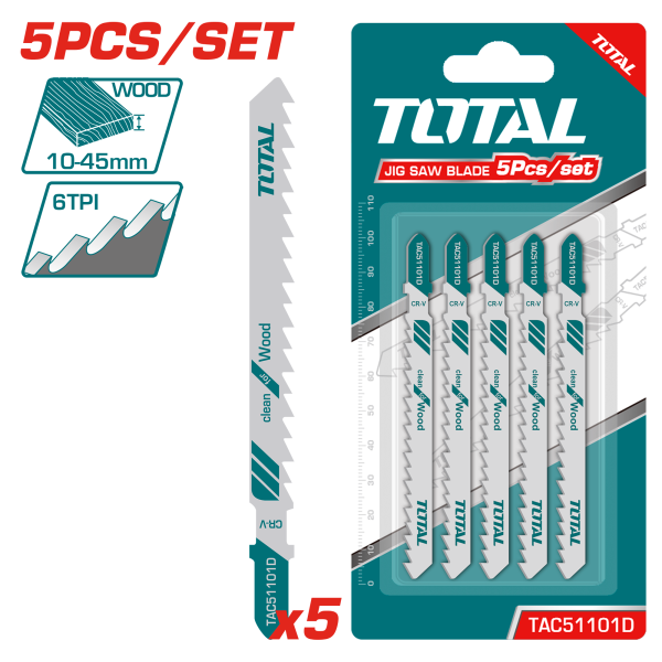 Էլեկտրական նրբասղոցի փայտի սղոց TOTAL TAC51101D