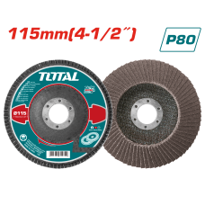 Հղկաթուղթ շերտավոր P80115մմ TOTAL TAC631153