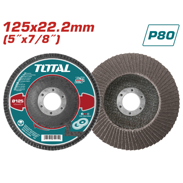 Թերթիկավոր հղկող սկավառակ TOTAL TAC6312580