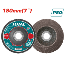 Թերթավոր հղկող սկավառակ 180մմ TOTAL TAC631803