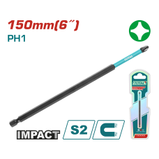 Հարվածային բիթ խաչաձև PH1x150մմ TOTAL TACIM71PH1150