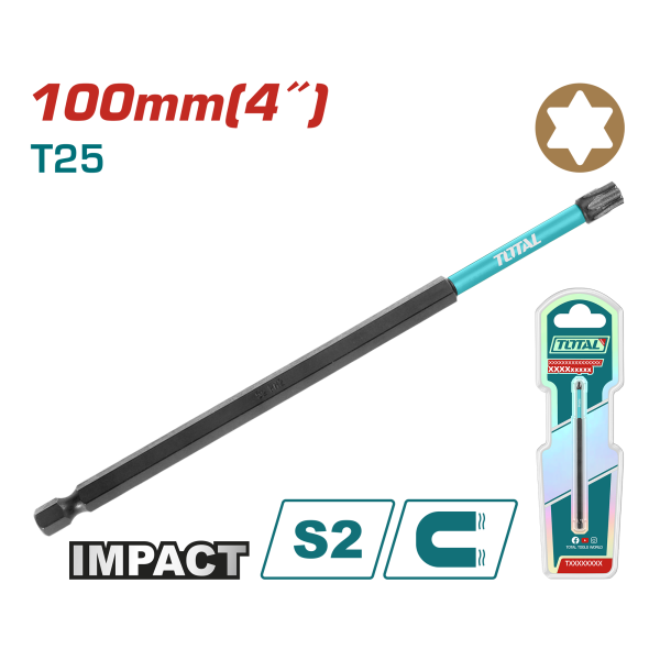 Հարվածային պտուտակահանի բիթ TOTAL TACIM71T25100