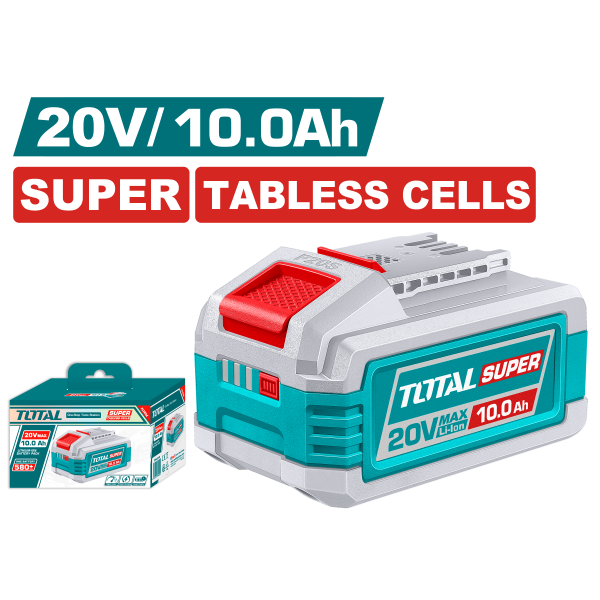 Լիթիում-իոնային մարտկոցային բլոկ TOTAL TFBLI2129, 20Վ, 10.0Աժ