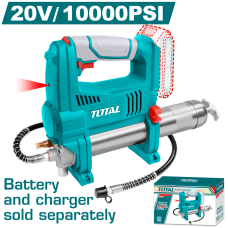 Յուղման ատրճանակ մարտկոցային 20Վ 10.000PSI TOTAL TGGLI2010