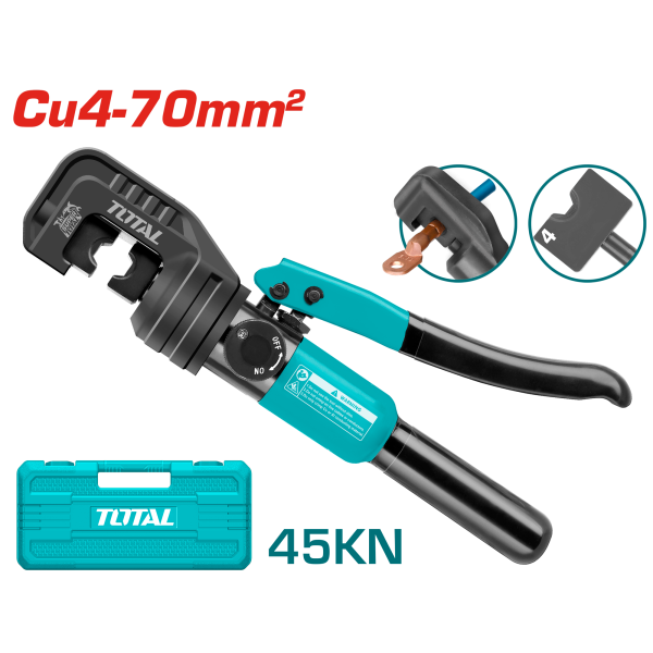 Հիդրավլիկ սեղմիչ գործիք TOTAL THCT070 Հիդրավլիկ սեղմիչ գործիք TOTAL THCT070