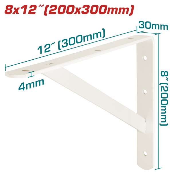 Դարակի նեցուկ 8x12” TOTAL THDSB0812