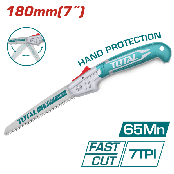 Սղոց ծալովի 180մմ TOTAL THFSW18026