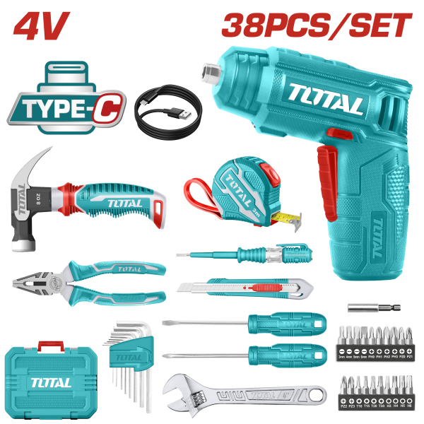 Գործիքների հավաքածու TOTAL THKTHP10386 38կտոր