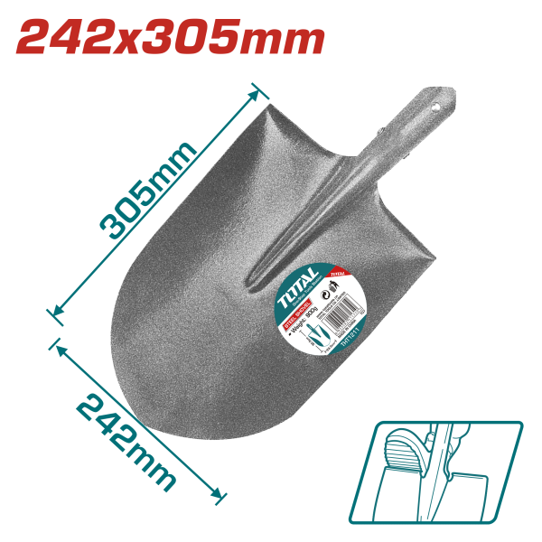 Բահ 24,2x30 սմ 0.9կգ TOTAL THT1211