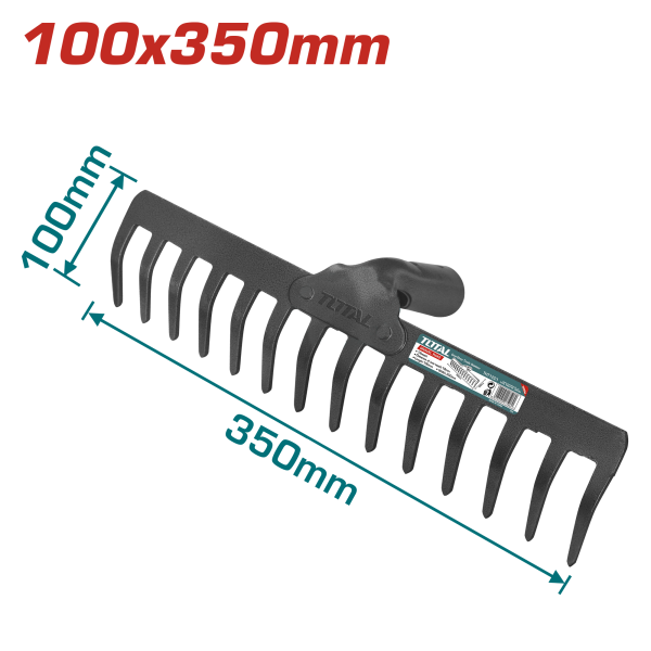 Փոցխ 14 ատամ 100մմ x 350մմ TOTAL THT1221