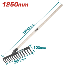Փոցխ փայտե պոչով 1200մմ TOTAL THTHW0204