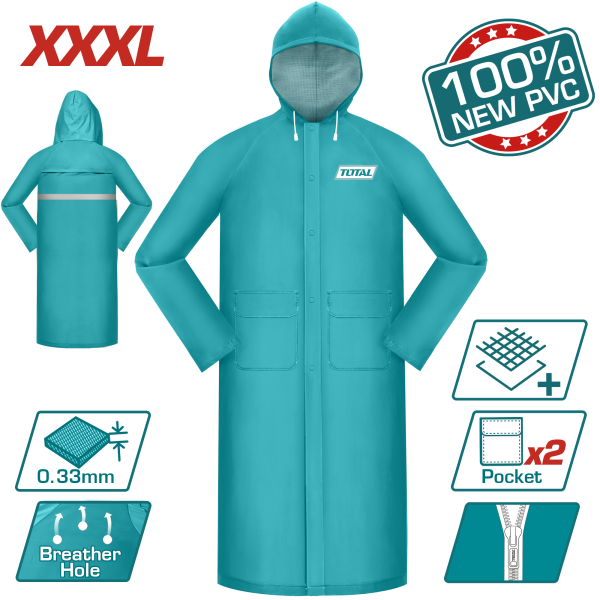 Անձրևի թիկնոց 3XL TOTAL THTRC031.3XL