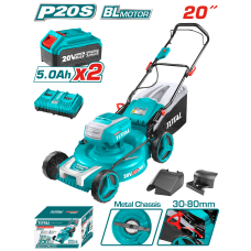 Խոտհնձիչ մարտկոցային 40Վ (2x20Վ) 510մմ (2 մարտկոցով, լիցքավորիչով) TOTAL TLMLI20202