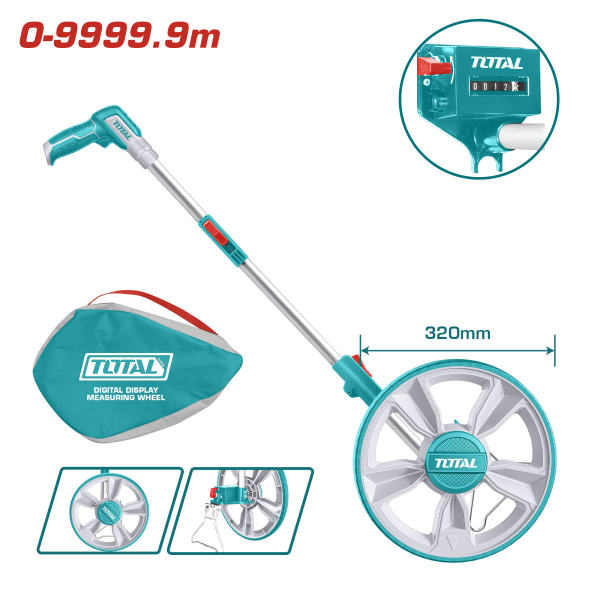Չափիչ անիվ 0-9999.9մ TOTAL TMT19945
